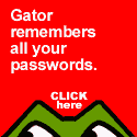 Gator fills out forms and remembers passwords!